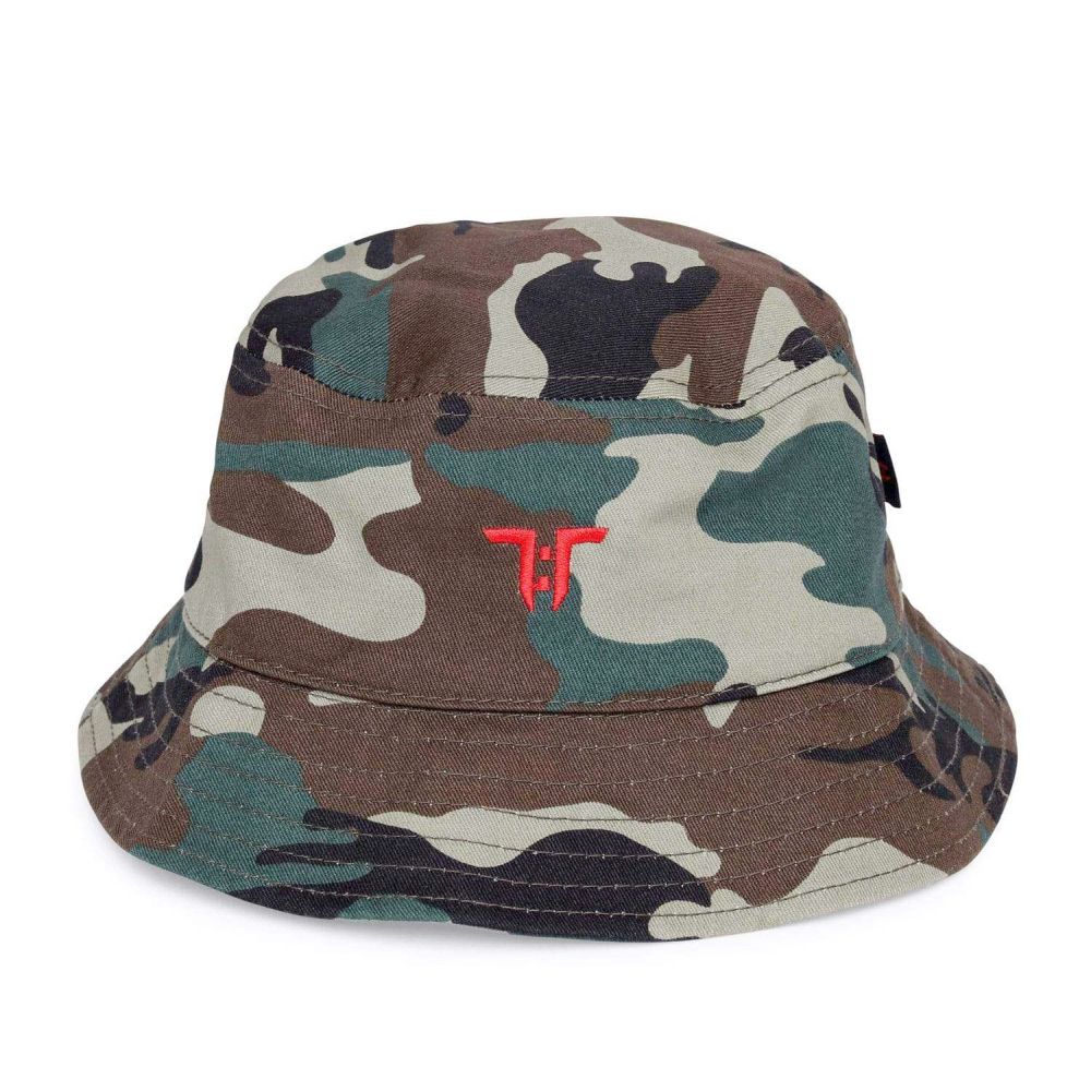 Tokyo Time - TT Logo Chapeau de seau - Marron
